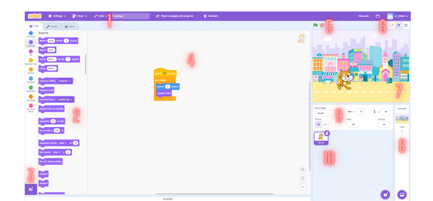 Editor en línia de Scratch
