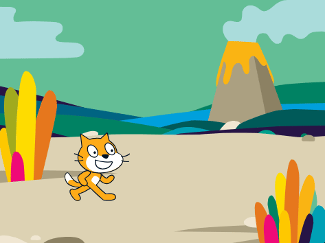 GIF del meu primer programa Scratch