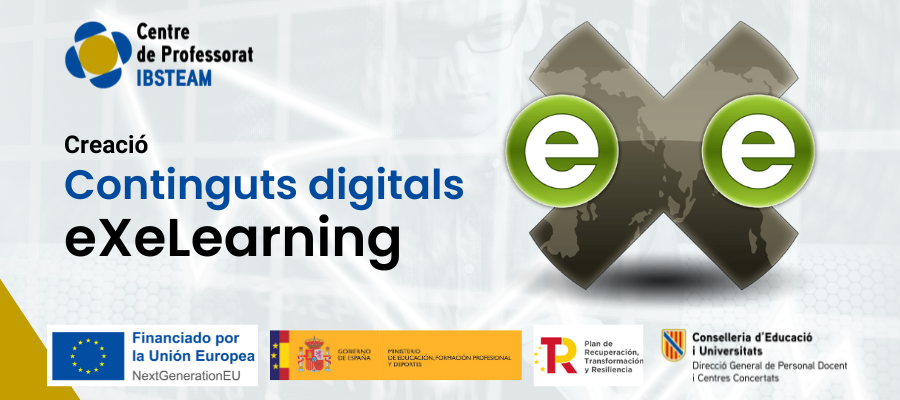 Portada Creació de continguts digitals amb eXeLearning