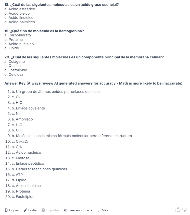 Exemple de qüestionari creat amb Magic School (2)