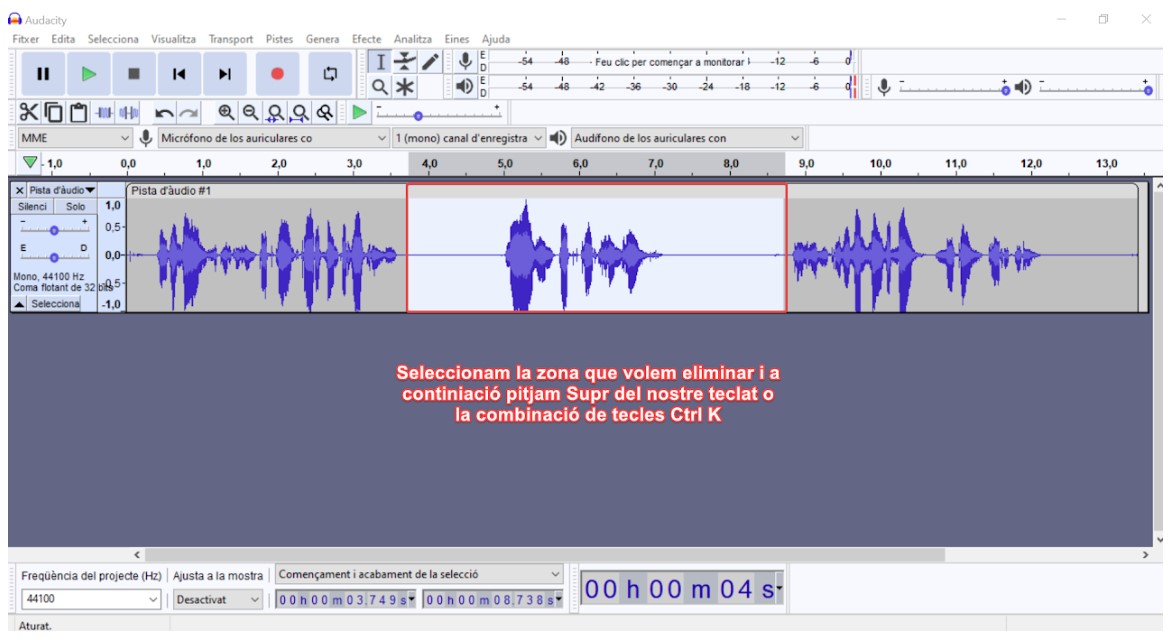 Captura de pantalla Elimina un fragment