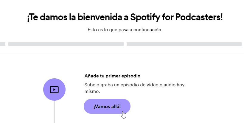  Benvinguda a Spotify for podcasters
