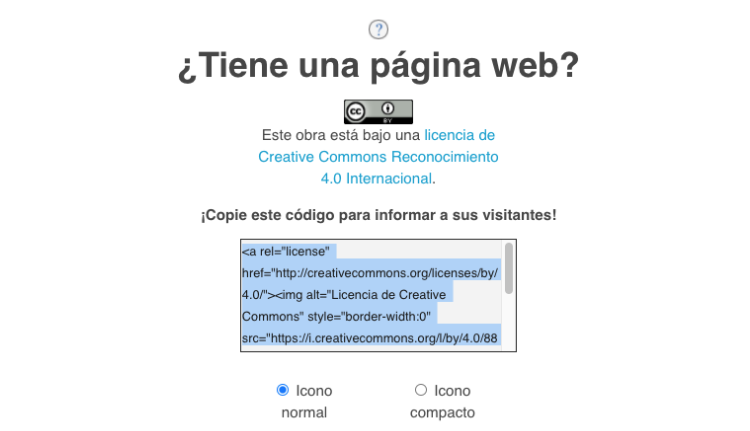¿Tiene una página web?