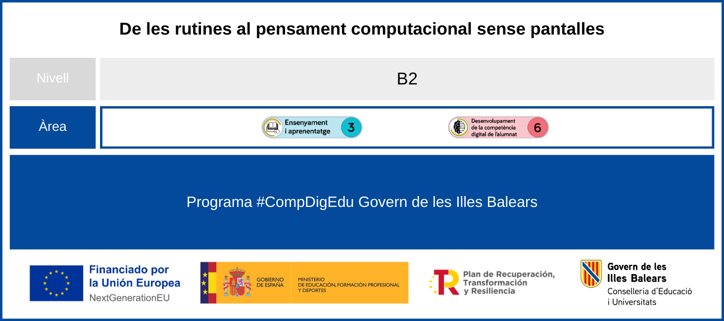 Àrees i nivells del MRCDD De les rutines al PC sense pantalles