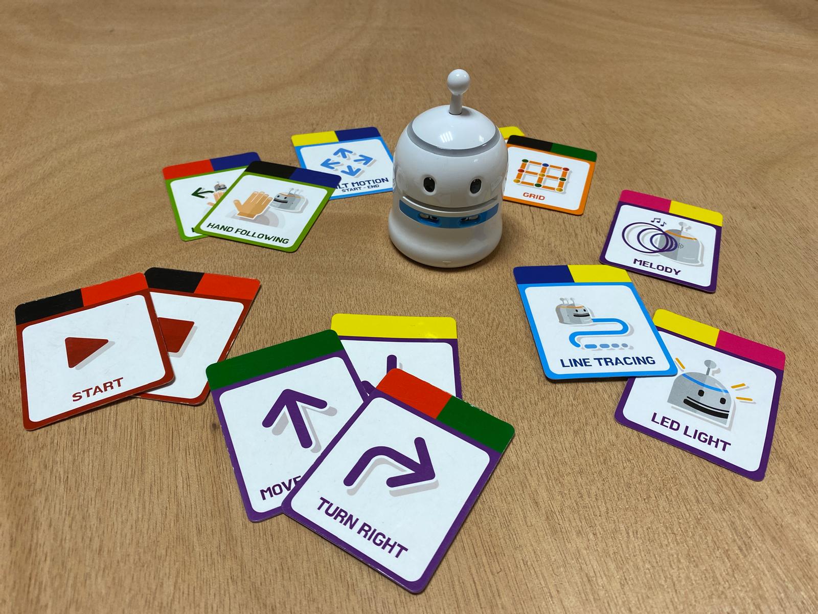 True True, targetes d'instruccions bàsiques.