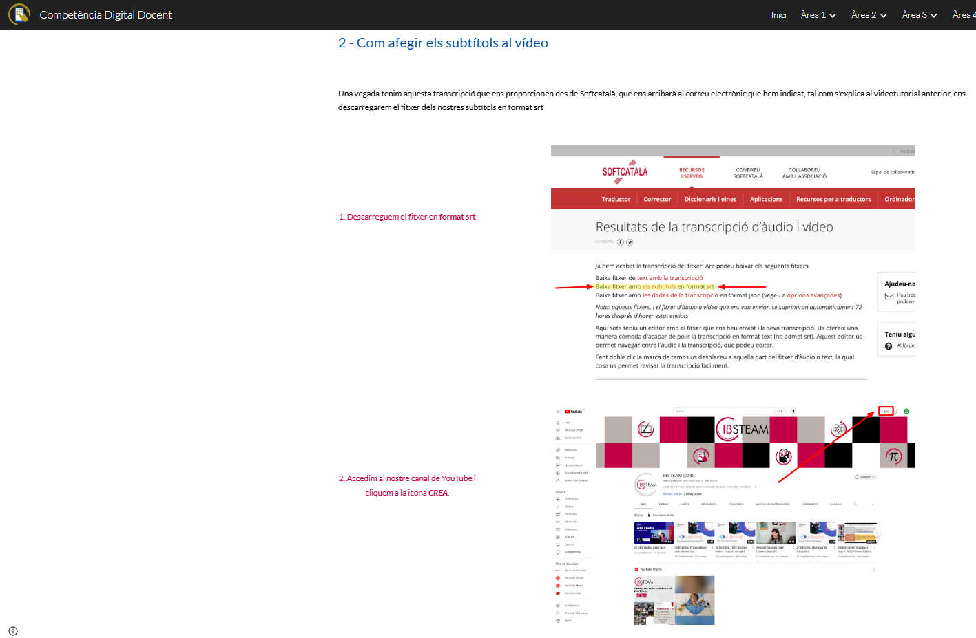 Add subtitles to the video