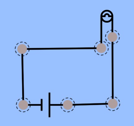 Esquema circuit elèctric tancat
