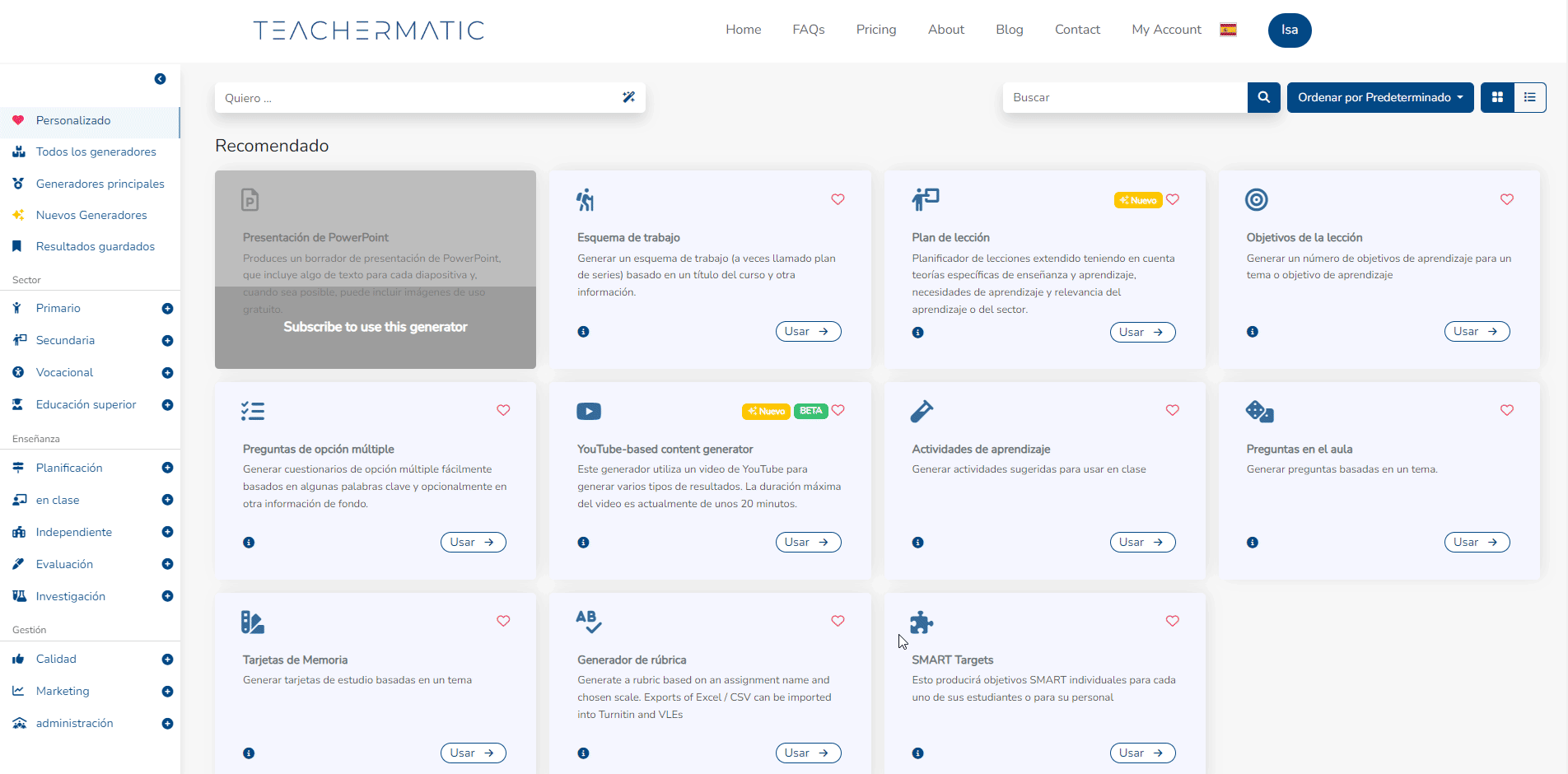 Tutorial Teachermatic